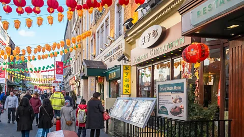 Digital-Fotofusion Gallery/Alamy In the 1960s, London's West End Chinatown was born on Gerrard Street (Credit: Digital-Fotofusion Gallery/Alamy)