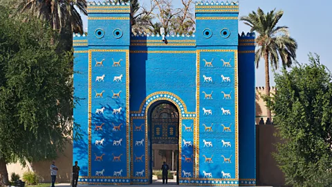 Simon Urwin A reproduction of the Ishtar Gate marks the entry point to the fabled city-state of Babylon (Credit: Simon Urwin)