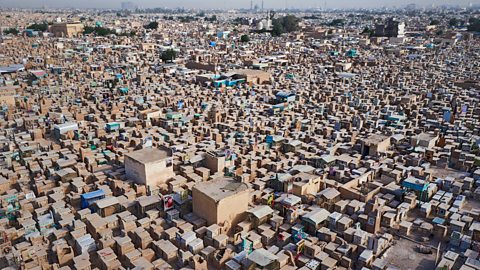 Simon Urwin Najaf's Valley of Peace Cemetery is the largest burial ground in the world (Credit: Simon Urwin)