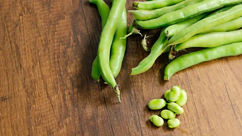 Getty Images Flour made from fava beans has emerged as an alternative to wheat, increasing the amount of fibre (Credit: Getty Images)