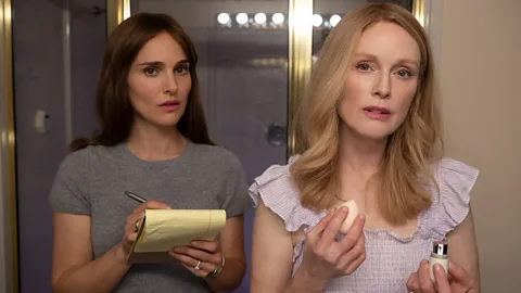 François Duhamel/May December Productions In May December, Julianne Moore plays a teacher married to a former pupil she preyed on when he was 13 (Credit: François Duhamel/May December Productions)