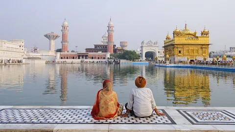 Latets wallpaper of Sikh Temple (Gurdwara) Sri Darbar Sahib (Golden Temple)  Sri Harmander Sahib, Amritsar, Punjab Stock Photo | Adobe Stock