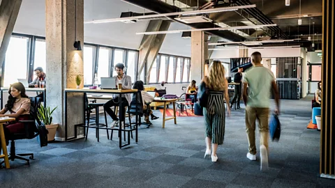 Getty Images Some workers appear to be increasingly willing to spend more time in the office for a shortened workweek (Credit: Getty Images)