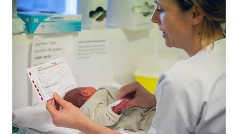 Alamy Newborn genetic screening programmes will look for 200 rare but treatable genetic diseases – a huge increase on the heel prick test that is currently used (Credit: Alamy)