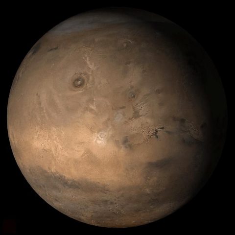 Satellite image of mars 