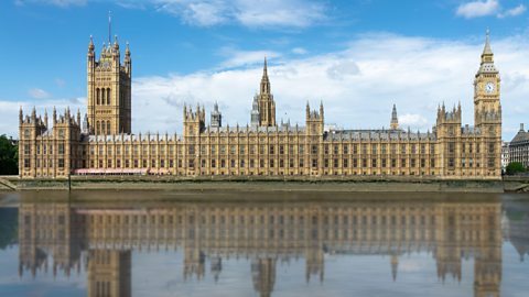 The Houses of Parliament in London.