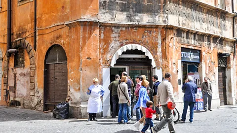 domonabikeItaly/Alamy Pasticceria Boccione is the only Roman pastry shop that sells the original Crostata di ricotta e visciole (Credit: domonabikeItaly/Alamy)