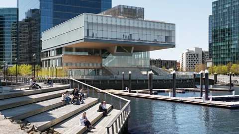 ICA Boston The ICA's Grandstand is open to the public and faces the Boston Harbor (Credit: ICA Boston)