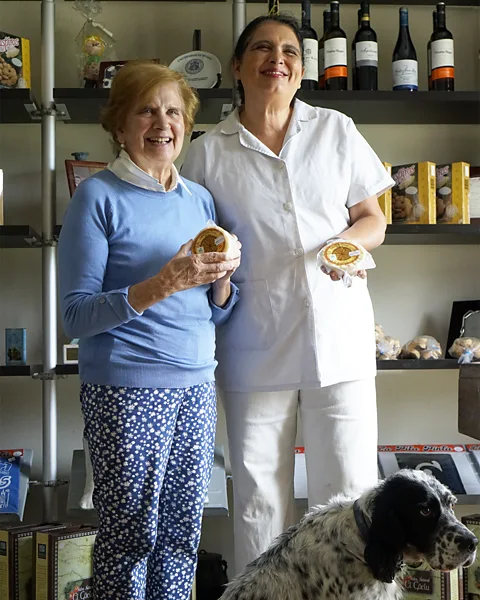 Linni Kral Marigel and Natalia Alvarez are some of the few remaining producers of Casín cheese (Credit: Linni Kral)