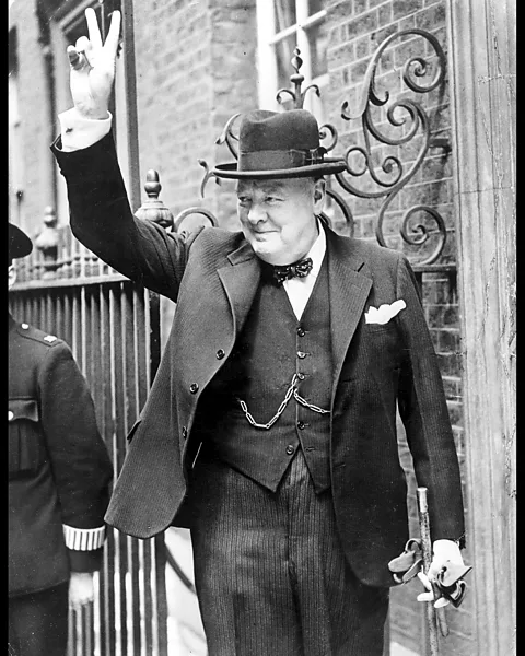 Alamy Winston Churchill in 1943, the year of the film's release – by which point the war had turned back in the UK's favour (Credit: Alamy)