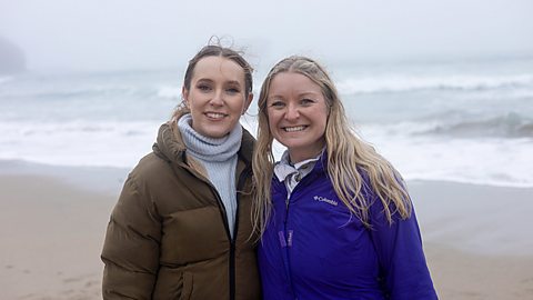 Rose Ayling-Ellis and mum Katie who is featured in the documentary. 