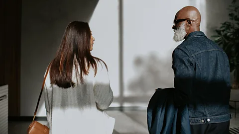 Getty Images A lack of communication is a major reason new parents fight, say experts, and some choose to attend therapy to open these conversations (Credit: Getty Images)