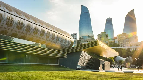 Angelo Zinna In recent decades, Azerbaijan has sought to reclaim its identity, and Baku's Flame Towers nod to its Zoroastrian roots (Credit: Angelo Zinna)