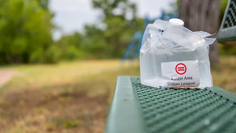 Getty Images The Austin Area Urban League is one of several organisations which aims to access to clean water during heatwaves (Credit: Getty Images)