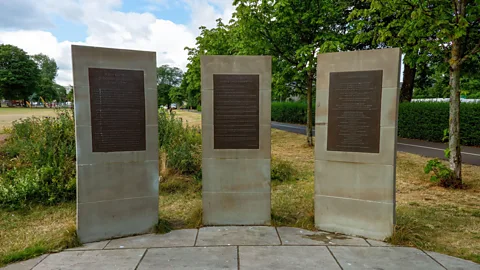 Alexander Hogg/Alamy Three bronze plaques at Leith Links serve as a testament to its role in shaping the game (Credit: Alexander Hogg/Alamy)
