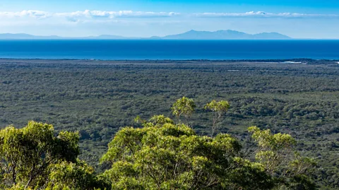 Jillian Mundy The blue hills of Cape Barren Island in the distance are a constant reminer of palawa history and culture (Credit: Jillian Mundy)