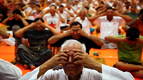 Getty Images Traditional breathing exercises are practiced all around the world and are said to bring a variety of benefits (Credit: Getty Images)