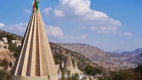 Simon Urwin Fluted conical spires of the shrines at Lalish, Kurdistan