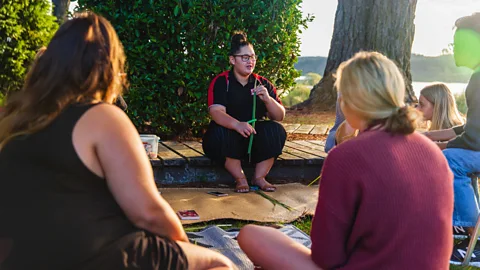 Cinzia Maioha-Jonathan Erinah Cecilia Waiariki-Anderson has been a guide with Kohutapu Lodge for five years (Credit: Cinzia Maioha-Jonathan)