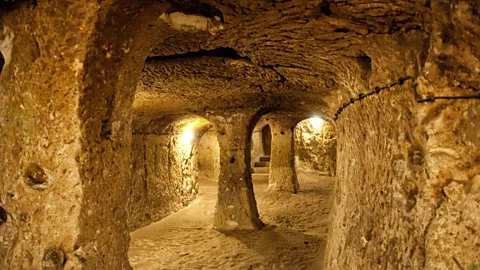 The Australian town where people live underground