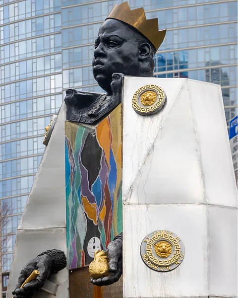 Randy Duchaine/Alamy Notorious BIG sculpture in downtown Brooklyn (Credit: Randy Duchaine/Alamy)