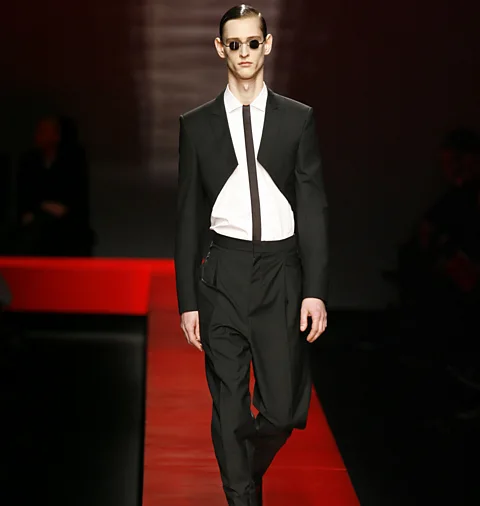 Alamy Bruno Pieters' Hugo Boss collection, above, is among the fashion that has been inspired by Nomi (Credit: Alamy)