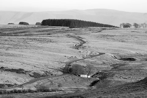 Ffotograff o fynydd Epynt