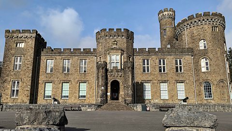 A photograph of Cyfarthfa castle