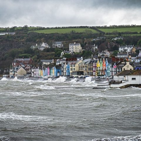 A coastal storm at Whitehead