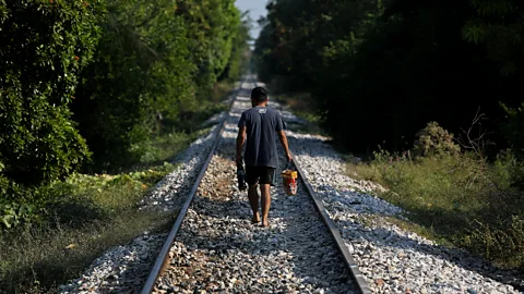 Getty Images Mexico hopes to use rail to create an Interoceanic Corridor between ports that will be a rival route to the Panama Canal (Credit: Getty Images)