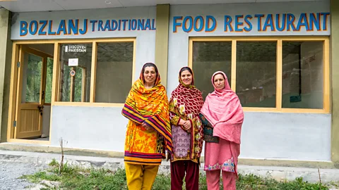 Samantha Shea Bozlanj Cafe serves up traditional Hunza dishes, which are very different to Pakistani food (Credit: Samantha Shea)