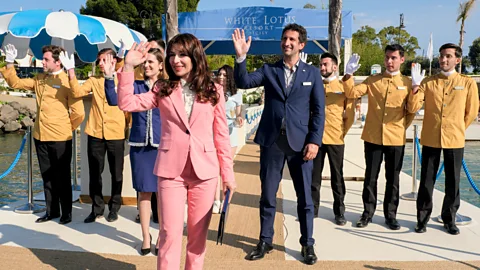 Fabio Lovino/HBO The 'White Lotus effect' – named after the HBO show – means it can be difficult to book a hotel room in Sicily, according to one expert (Credit: Fabio Lovino/HBO)