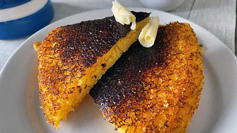 Kate Ryan Photo of yellowmeal griddle bread