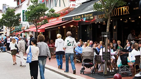 Mark Bassett/Alamy Le Globe Trotter is one of many town establishments with British links (Credit: Mark Bassett/Alamy)