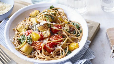 Quick vegetable pasta