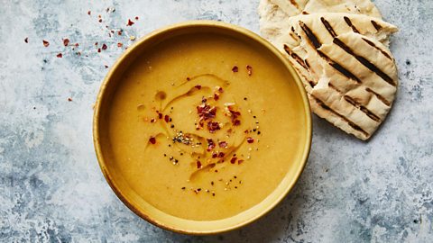 Carrot and parsnip soup