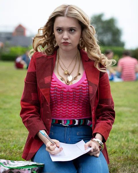 Netflix The show's portrayal of sexual assault experienced by Aimee (Aimee Lou Wood) in season two has been widely praised (Credit: Netflix)