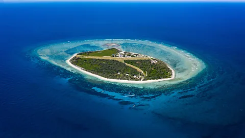 Lady Elliot Island Aerial view of Lady Elliot Island in the Great Barrier Reef