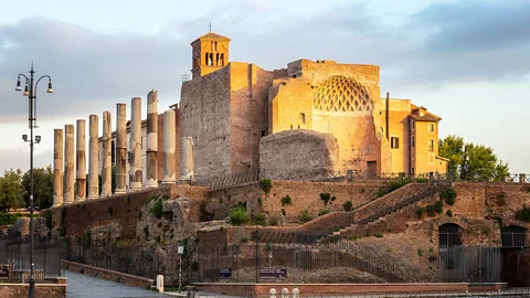 jk78/Getty Images The Domus Aurea was constructed by Emperor Nero in 64 CE (Credit: jk78/Getty Images)