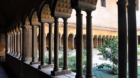 Amanda Ruggeri The Basilica of Santi Quattro Coronati has a working convent and a graceful Romanesque cloister (Credit: Amanda Ruggeri)