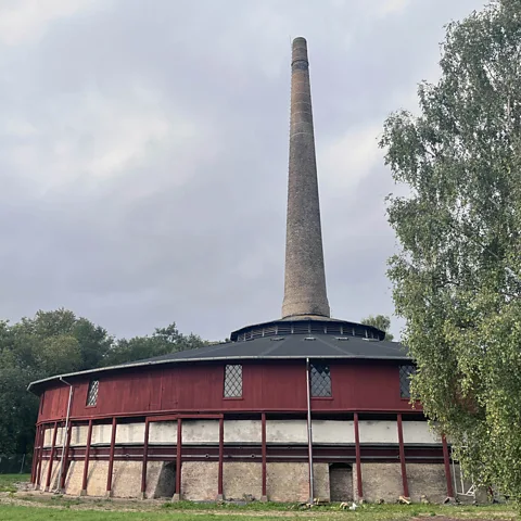 Laura Hall Around 600 Danish Jews hid in the kiln of the brickwork factory in Nivå (Credit: Laura Hall)