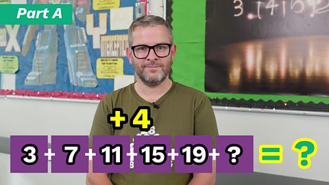 What is the sum of this sequence? 3+4+11+15+19+?