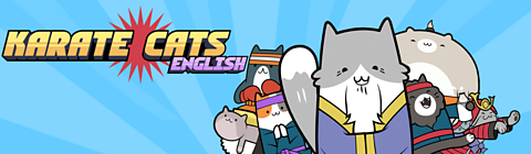 Karate Cats English game