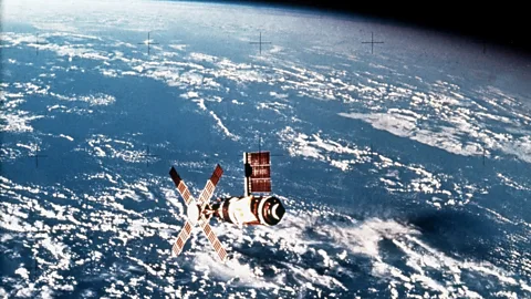 Getty Images Skylab was 86.3 feet (26.3 meters) long when it began its descent back to Earth (Credit: Getty Images)