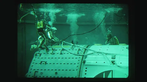 Getty Images There are many parallels between Mir's space home and the ocean environment it ended up in (Credit: Getty Images)