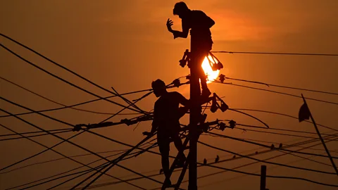 Getty Images In Kim Stanley Robinson's novel, a climate disaster in India prompts the government to go it alone with geoengineering (Credit: Getty Images)