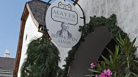brandstaetter images/Getty Beethoven stayed in the historic building where the Mayer am Pfarrplatz Winery tavern operates (Credit: brandstaetter images/Getty)