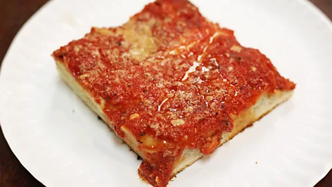 Arthur Bovino L&B Spumoni Gardens began with an Italian immigrant peddling pizza via a horse and wagon (Credit: Arthur Bovino)