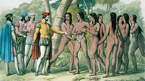 Getty Images The arrival of European colonisers in the New World also brought diseases which the local populations had never before encountered (Credit: Getty Images)