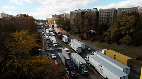 Getty Images Black, Asian and Hispanic people in the US are more likely to live close to a source of PM2.5s than white populations (Credit: Getty Images)